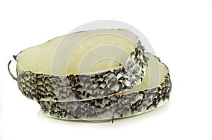 Pieces of raw cod fish fillets