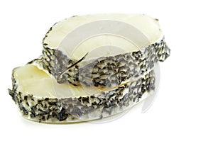 Pieces of raw cod fish fillets