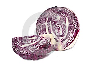 Pieces of red cabbage