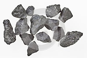Pieces of Russian shungite rock from Karelia
