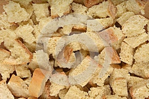 Pieces of stale bread