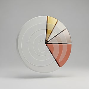 PieChart DataVisualization ExplodedGraph BusinessAnalysis 3DRender