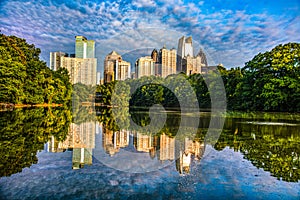 Piedmont Park in Atlanta Georgia GA