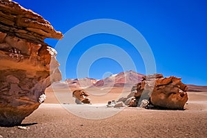 Piedra Arbol rock formations in Altiplano