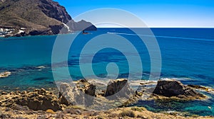 Piedra del Agujero, Cabo de Gata-NÃ­jar Natural Park, Spain photo