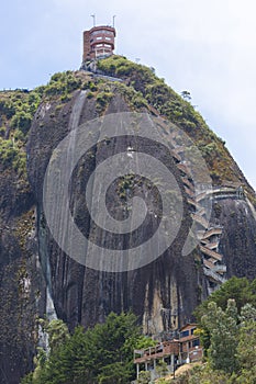 Piedra el Penol at Guatape in Antioquia, Colombia photo