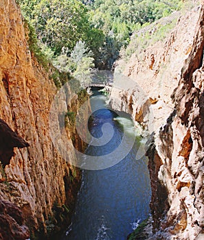 The Piedra river after the Cola de Caballo waterfall.