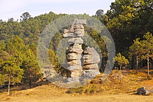 Piedras encimadas valley in zacatlan, puebla XXVI photo