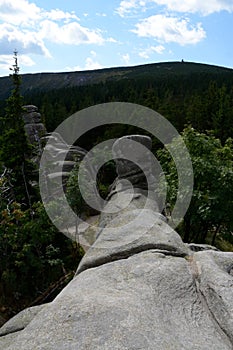 Pielgrzymy rocks in Karkonosze mountains