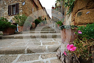 Pienza Steps, Italy