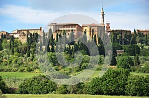 Pienza town , Italy photo