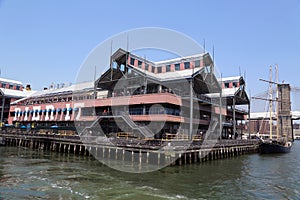 Pier 17 at South Street Seaport in Lower Manhattan