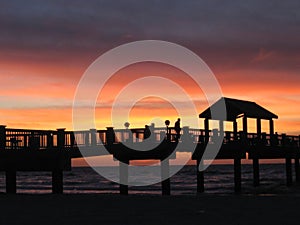 Pier 60 At Sunset