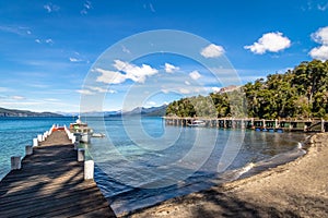 Pier at Arrayanes National Park - Villa La Angostura, Patagonia, Argentina