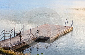 pier for bathing and boat docking