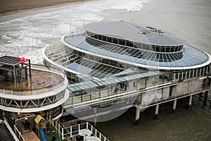 Pier on the beach of Scheveningen, the Hague