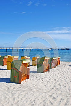 Pier of Binz on ruegen island photo