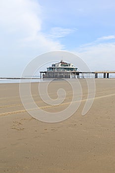 Pier of Blankenberge in Belgium