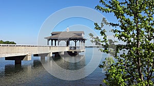 Pier at Blythe Landing at Lake Norman in Huntersville, North Carolina