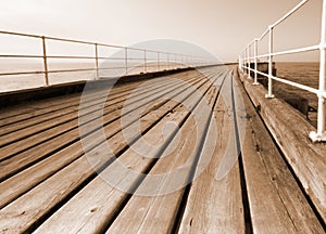 Pier boardwalk