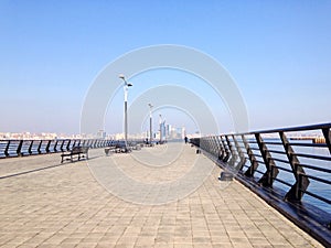 Pier at the Caspian Sea