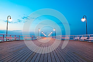 Pier at dawn