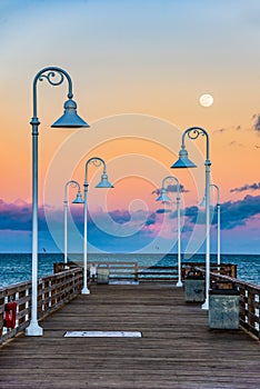 Pier in Daytona Beach Florida photo