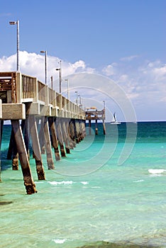 At the pier in Florida