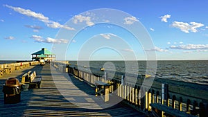 The pier at Folly Beach