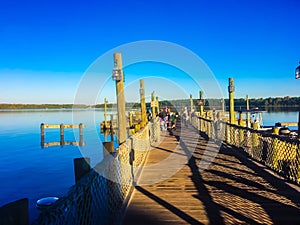 Pier at Fort Wilderness in Disney photo