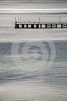 Pier in Gdynia Orlowo, Poland