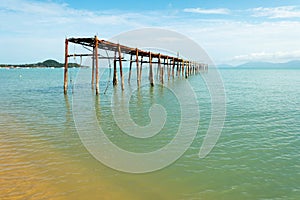 Pier in Ko Samui photo