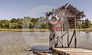 Pier on the lake.