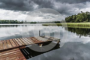 Pier on a lake