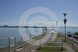 Pier on the lake of dreams