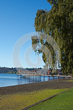 Pier on Lake Llanquihue