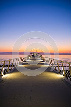 Pier at Lido di Camaiore Italy