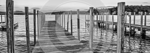 Pier on Meredith Bay, New Hampshire