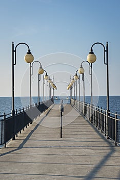 Pier in Miedzyzdroje, Poland