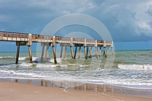 Pier Near Jaycee Park In Vero Beach Florida