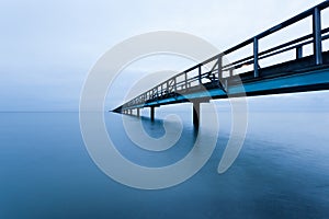 Pier at night