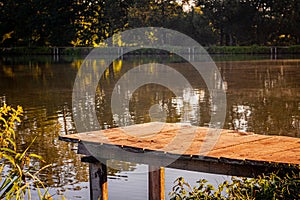 The pier over the pond