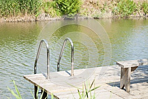 Pier on the pond