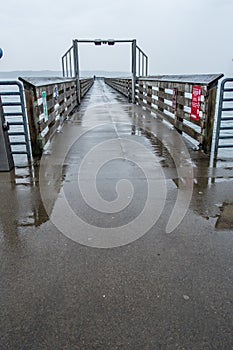 Pier On Rainy Day 8
