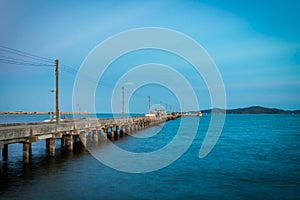 Pier at rayong , Thailand