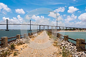 Pier of Redinha in Natal