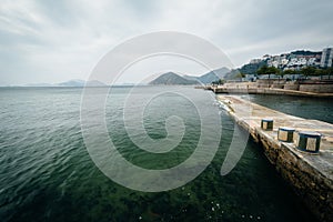 Pier at Repulse Bay, in Hong Kong, Hong Kong.