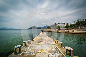 Pier at Repulse Bay, in Hong Kong, Hong Kong.