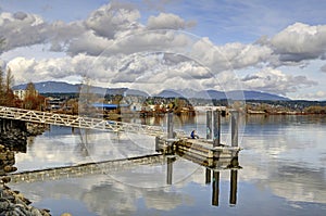 Pier at riverside