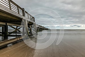 Pier of Saint Jean de Monts Vendee, France